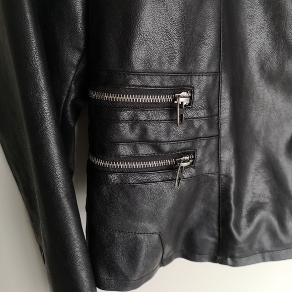 M60 Miss Sixty Y2K Vegan Leather Jacket - Picture 7 of 13